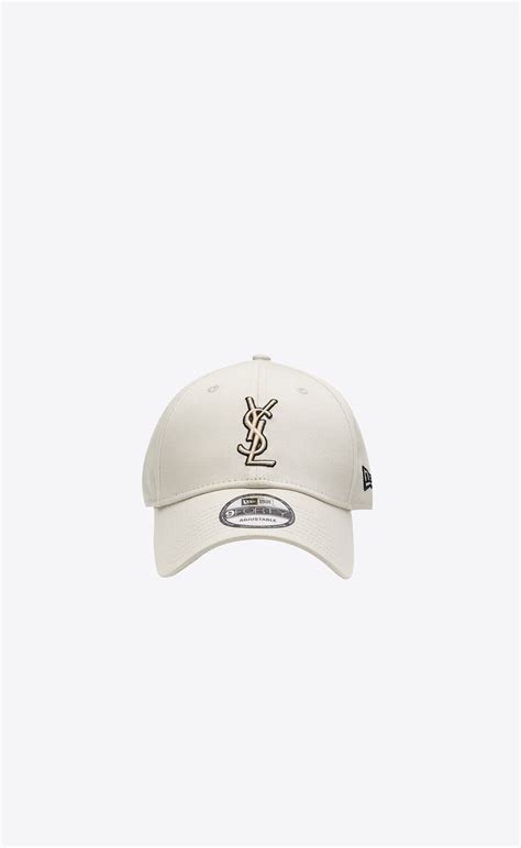 NEW ERA YSL MONOGRAM CAP IN CANVAS 